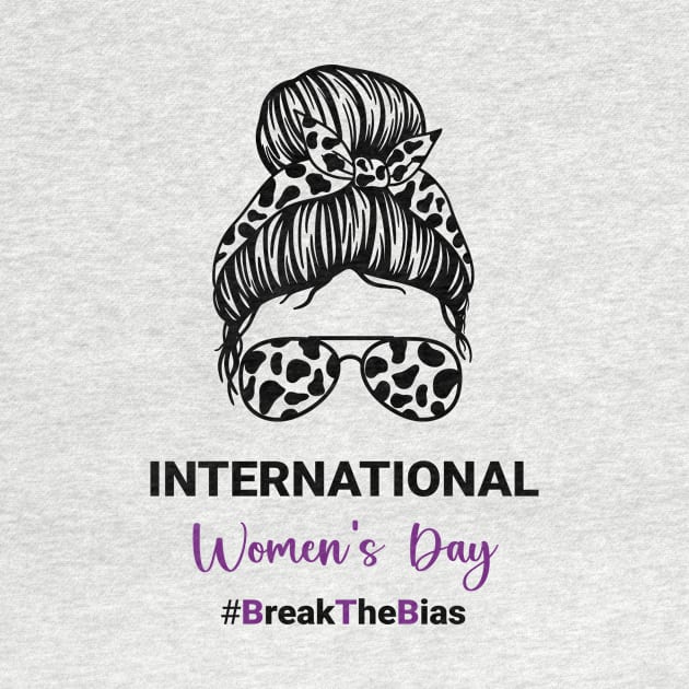 Women's International Women's Day - Break The Bias 8 March 2023 by TrendyStitch